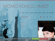 Tablet Screenshot of momokohlschmidt.de